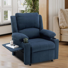 Blue Power Recliner Chair with