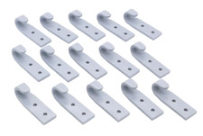 15 x Planenhaken Kunststoff silber Planen Netz Containernetz Abdecknetz Anhänger