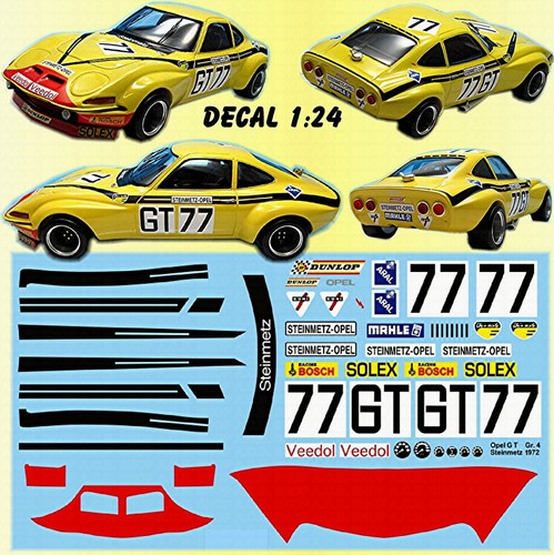 Opel gruppe 1972 - gt, iv