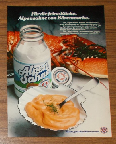 Seltene werbung bärenmarke - seltene,
