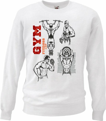 Sweatshirt fitness club - sweatshirt,