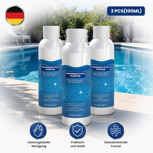 100ml poolreiniger - 3x,