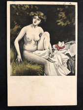 AK Simplicissimus Erotik Künstlerkarte 1910 - Ferdinand VON REZNICEK (1868-1909)