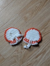 Alte PUPPEN Kleidung Handschuhe Strickkleidung 60er/70er Jahre 