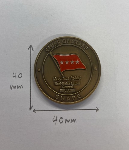 Coin nato chief - nato, staff
