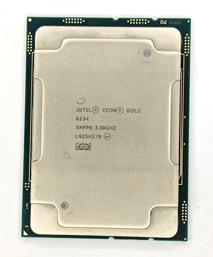 Intel xeon gold 6234 - gold, srfpn
