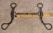 Classic Equine Snaffle mit Shanks - Neu - 12,7cm - Edelstahl - Bit, Gebiss