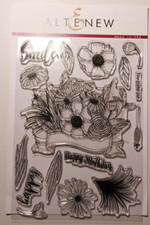 ALTENEW Blumen Stempel-Set Happy Bloom 14,5 cm x 20,5 cm