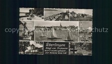 ueberlingen Bodensee Uferpartie Campingplatz Hafen Hansele Brunnen Segeln Rathau