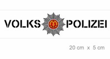 VOLKSPOLIZEI Aufkleber Sticker