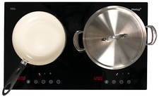 Steba IK 300 Doppel-Induktion - Ceran Koch Platte - einbaufähig, Touch-Control