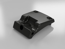 Mercedes W126 C126 elektrisches Heckrollo Halterung Lager support roller blind