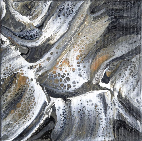 Original acrylbild fluid - original,