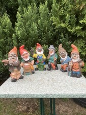 6 Gartenzwerge original Gustav Liebermann Konvolut mit Jäger
