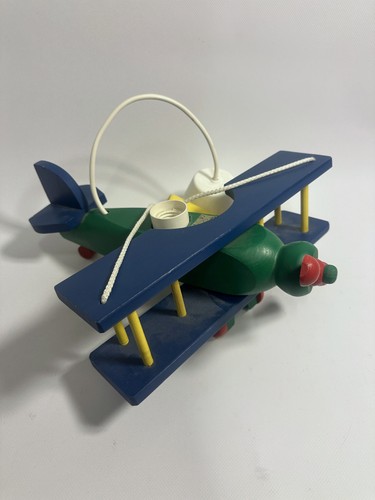 Retro holz flugzeug - holz,
