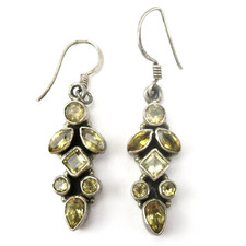 Statement ohrringe aus - statement, 925er