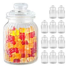 Vorratsglas Set ca. 1L Gewürz