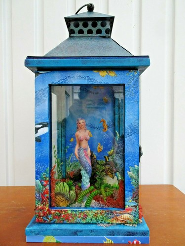 Led laterne diorama - laterne, dollhouse