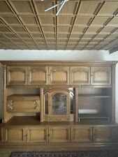 Wohnzimmerschrank, „ Eiche Rustikal“… 3x2m , TV Tisch dabei