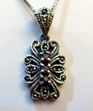 925 ECHT SILBER *** Granat