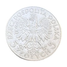 Polen - 5 Zlotych 1933 - Silber - Zweite Republik  (1919 - 1939)