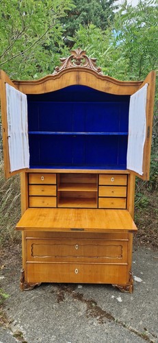 Antiker biedermeier vertiko - biedermeier,
