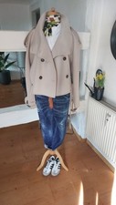 H&M Premium Jacke Wolle Trenchjacke Blazer Mantel Trench Jacket Coat Weste Vest 