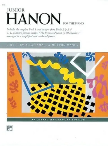 Junior hanon for the piano - hanon, |