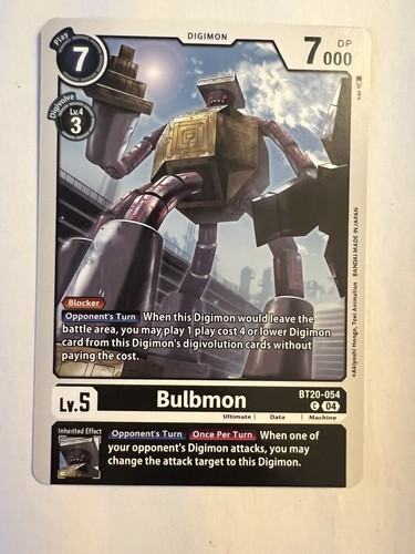 Bt20 054 bulbmon special - bulbmon,