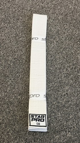 Weißer gürtel einfarbig judo - gürtel,
