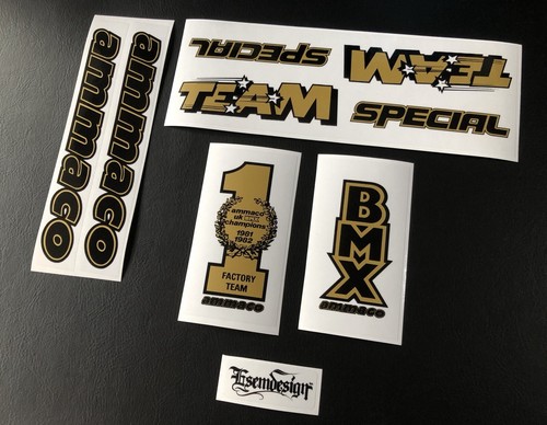 Ammaco team special bmx decal - ammaco,