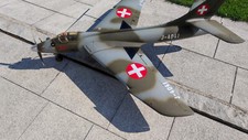Modellflieger Hawkere Hunter Spw ca 145cm mit 15ccm Nitromotor