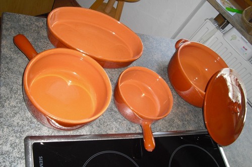 Tongeschirr braun teilig - braun, 5