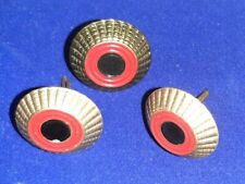 3 DR Kokarden für Schirmmütze, Original.