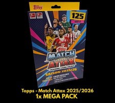 Topps Bundesliga Match Attax 25/26 – 1x MEGA PACK = 125 Karten -  2025 2026