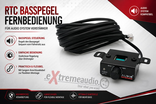 Audio system rtc basspegel - audio,