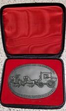 große ovale Bronze Medaille