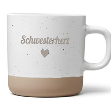 Tasse Schwesterherz mit Herz
