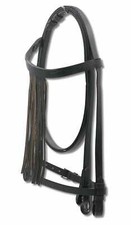 Spanische Trense mit Leder