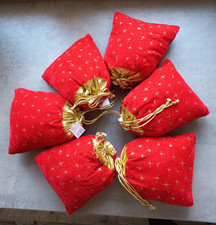 Samt-Säckchen  gefüllt   18x20cm Weihnachtsdeko