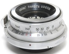 Nippon Kogaku W-Nikkor C 3.5/3,5cm lens for Nikon RF