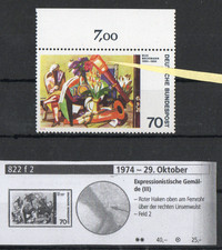 Abart/Plattenfehler BRD 822 f