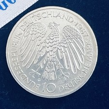 10 DM 1987 J Deutsche Mark