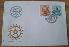 Europa CEPT 1983 Bern Ersttagsbrief Globus & Vitznau Rigi Bahn Erfindung Schweiz