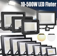 LED Fluter Scheinwerfer Außen Strahler Lampe IP66 Garten Flutlicht 50W 100W 500W