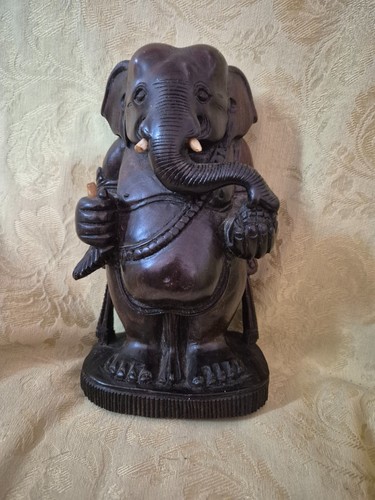 Geschnitzte ganesha elefant - ganesha,
