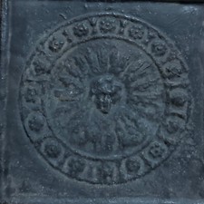 ANTIKE BAROCK OFENPLATTE AUS