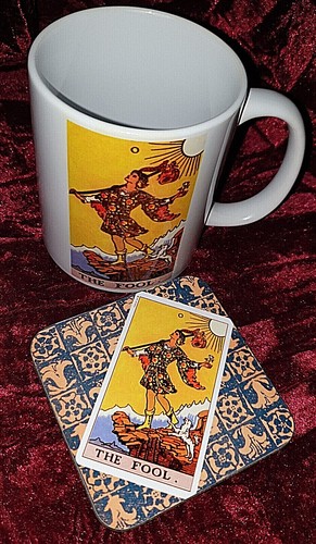 Tarot becher untersetzer - +,