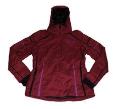 DAMEN 10.000 SNOWBOARDJACKE SKIJACKE JACKE WHITE SEASON WEINROT BROMBEER 40 VORF