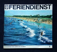 FDGB Feriendienst Nr. 3 Ostseebäder Lubmin bis Ahlbeck 1. Auflage 1966 Heft DDR